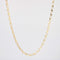 Collier Collier chaine or jaune maillons rectangulaires 58 Facettes 23-223