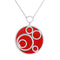 Pendentif Pendentif Fulvio Mello Circle Or blanc 58 Facettes 34700275