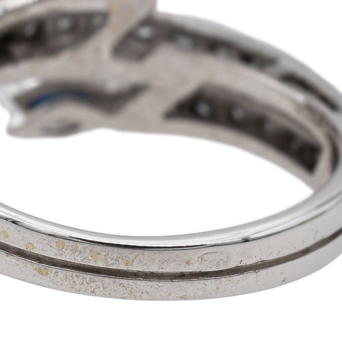 Bague 52 Bague Or blanc Saphir 58 Facettes 2307713CN