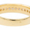 Bague 56 Bague Demi alliance Or jaune Diamant 58 Facettes 2473869CN