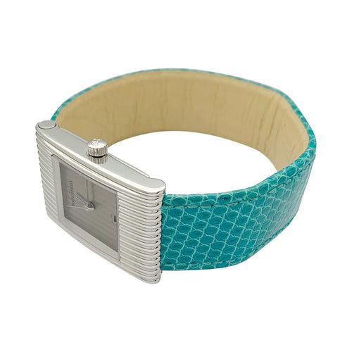Montre Montre Boucheron, modèle "Reflet", en acier sur cuir. 58 Facettes 32057