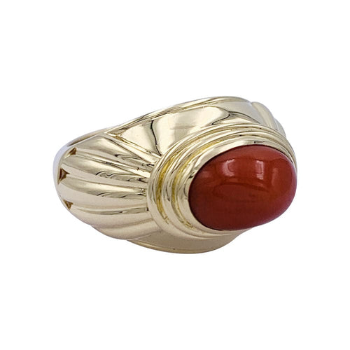 Bague 53 Bague Boucheron, Jaïpur, or jaune, corail. 58 Facettes 32506