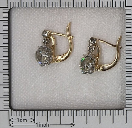Boucles d'oreilles Boucles d'oreilles diamants Art Déco 58 Facettes 23086-0260