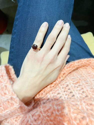 Bague Bague Pomellato modèle Nudo en grenat 58 Facettes