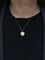 Pendentif AUGIS - Médaille Amour "La sentimentale" 2 Ors 58 Facettes J245