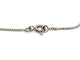 Collier Collier Maille gourmette Or blanc 58 Facettes 1639541CN