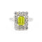 Bague 55 Bague Or blanc  Péridot 58 Facettes 1613467CN
