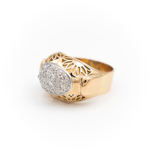 Bague 56 Bague Boule Or rose Diamant 58 Facettes 1969320CN