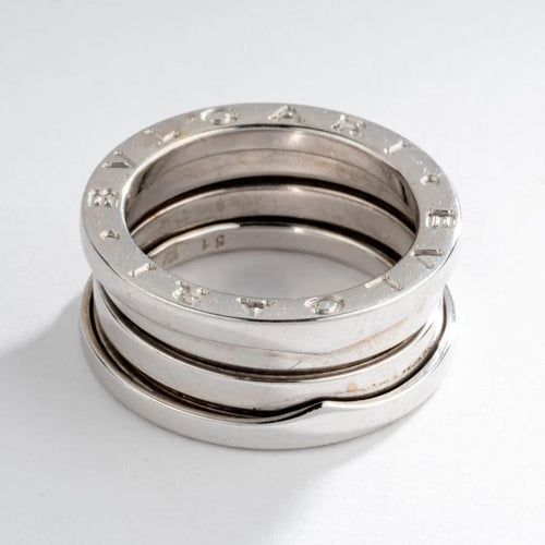 Bague 51 BVLGARI - Bague collection B.Zero1 Or gris 58 Facettes 1