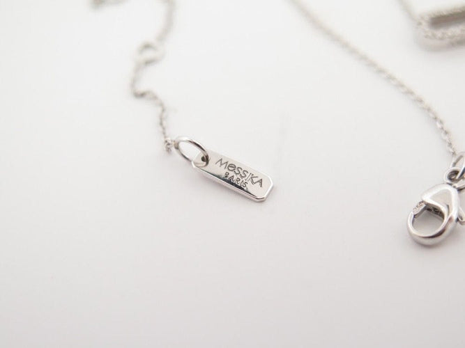 Collier collier MESSIKA move uno pave 04708-wg 35 a 42 cm or blanc 58 Facettes 252149