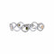 Bracelet Or Blanc BRACELET «YUMA» OR, MORGANITES & MOLDAVITES 58 Facettes BO/220080