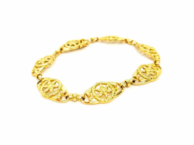 Bracelet Bracelet Filigrane Or jaune 58 Facettes 762612CD