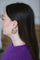 Boucles d'oreilles Grandes créoles savoyardes or blanc 58 Facettes