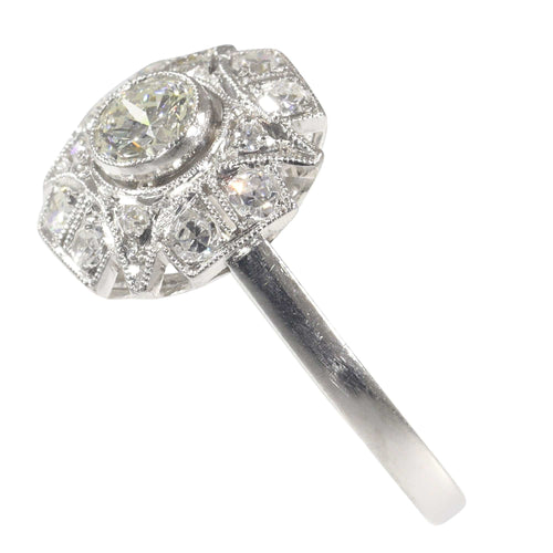 Bague 51 Bague Diamants Art déco 58 Facettes 23137-0327