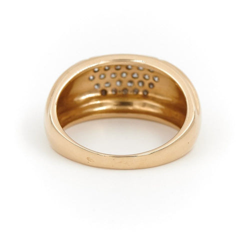 Bague 63 Bague Jonc Or jaune  Diamant 58 Facettes 1649195CN
