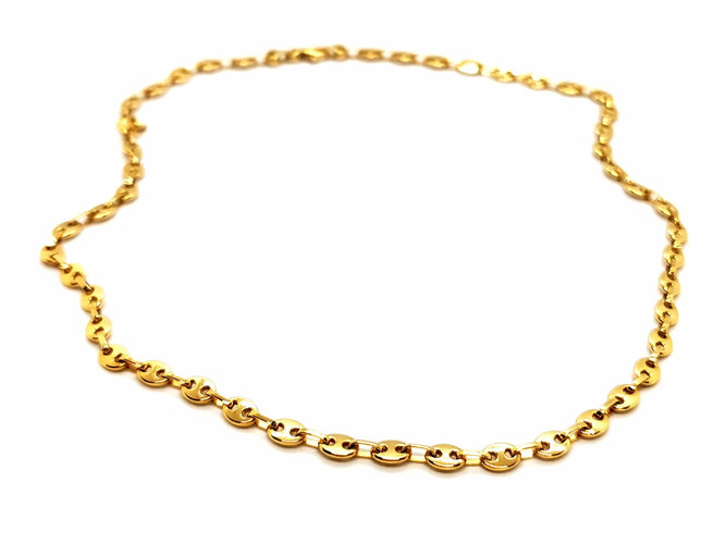 Collier Collier Grain de café Or jaune 58 Facettes 1763689CN