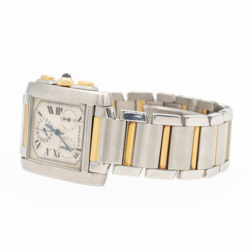 Montre Cartier Montre Tank Française Or jaune 58 Facettes 2057827CN