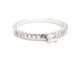Bague 53 Bague Solitaire Or blanc Diamant 58 Facettes 578730RV