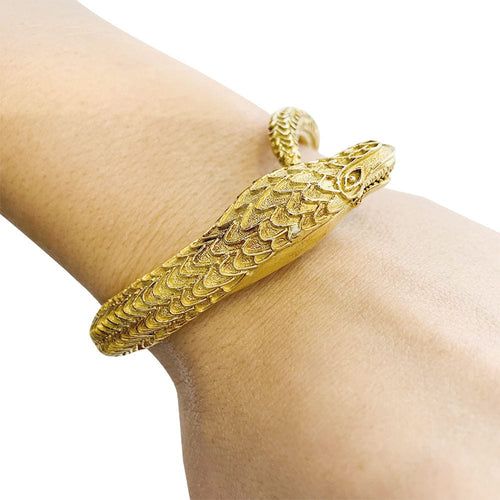 Bracelet Bracelet Lalaounis "Serpent" or jaune. 58 Facettes 30865