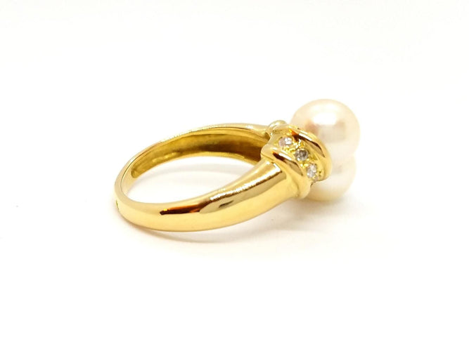 Bague 54 Bague Toi et Moi Or jaune Diamant 58 Facettes 731405CN