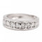 Bague 48 Bague demi alliance Or blanc Diamant 58 Facettes 2366784CN