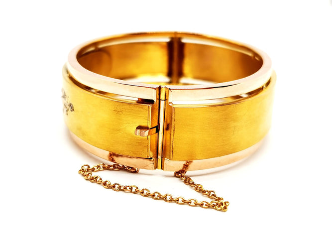 Bracelet Bracelet Manchette Or jaune Diamant 58 Facettes 1467699CN