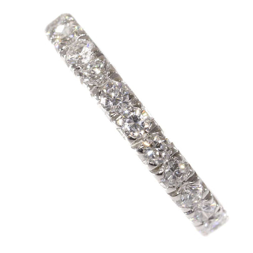 Bague 57 Alliance en or blanc, diamants 58 Facettes 12196-0004