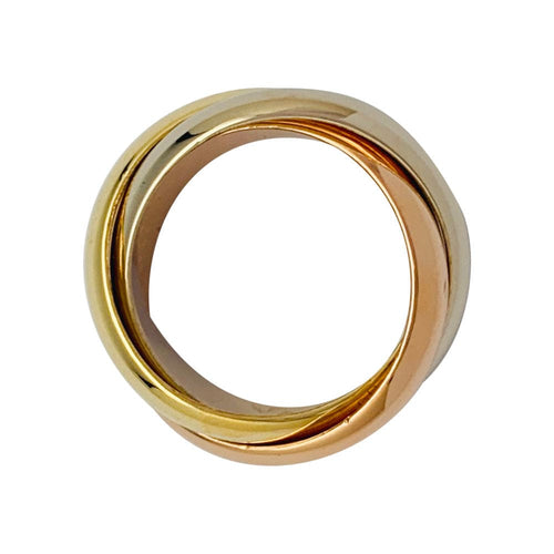 Bague 51 Bague Cartier "Trinity" 3 ors, grand modèle. 58 Facettes 31873