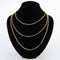 Collier Sautoir ancien en or maille ciselée 58 Facettes 21-766
