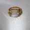 Bague 54 Bague labradorite et ses feuilles de gingko 58 Facettes 22-616