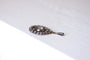 Collier Collier pendentif goutte ancien or et argent, diamants taille rose 58 Facettes