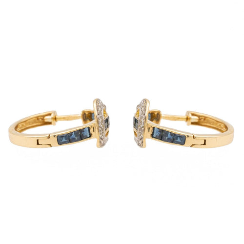 Boucles d'oreilles Boucles d'oreilles Créoles Or jaune Diamant 58 Facettes 2360817CN