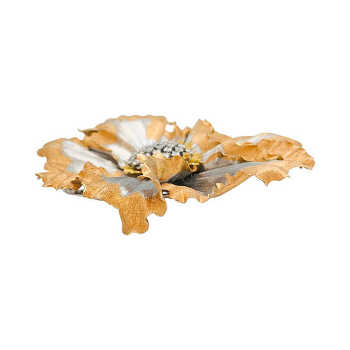 Broche Broche, pendentif Buccellati, "Prestigio", 3 ors et diamants. 58 Facettes 31654