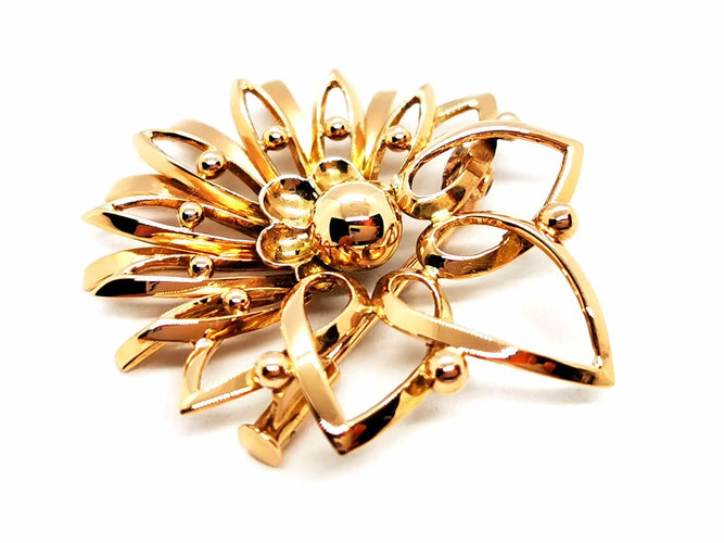 Broche Broche Fleur Or jaune 58 Facettes 1599636CN