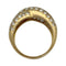 Bague 52 Bague "Croisée" en or jaune et diamants. 58 Facettes 31950