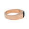 Bague 51 Bague Cartier, "Tank", or rose, grenat. 58 Facettes 31056