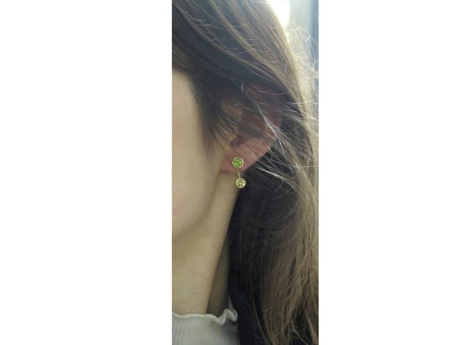 Boucles d'oreilles boucles d'oreilles POIRAY lolita en or 18k peridot 58 Facettes 256927