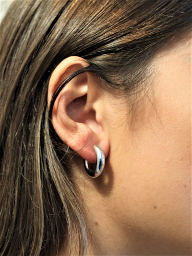 Boucles d'oreilles Boucles d'oreilles Créoles Or blanc 58 Facettes 1668017CN