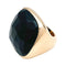 Bague 55 Bague Pomellato en or rose modèle "Victoria", jais. 58 Facettes 30764