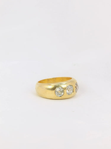 Bague Bague jonc Or jaune Diamants 58 Facettes J167