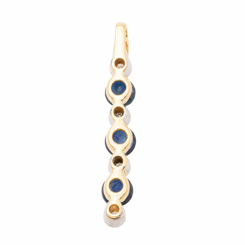 Pendentif Pendentif Or jaune Saphir 58 Facettes 2238745CN