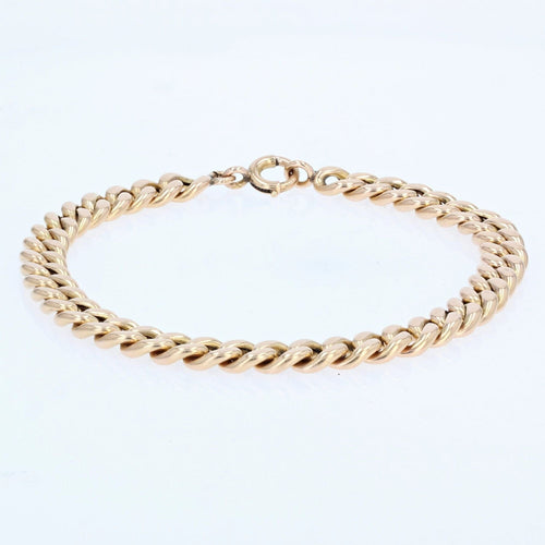 Bracelet Bracelet gourmette or rose occasion 58 Facettes 22-458
