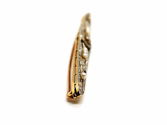 Broche Broche Art déco Or jaune Diamant 58 Facettes 1139164CD