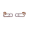 Boucles d'oreilles Boucles d'oreilles Messika "Move Uno Pavées", or rose, diamants. 58 Facettes 33484