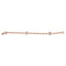 Bracelet Bracelet gouttière or rose et diamants. 58 Facettes 32308