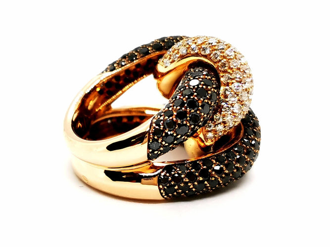 Bague 54 Bague Cocktail Or jaune Diamant 58 Facettes 1186444CN