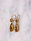 Boucles d'oreilles Boucles d'oreilles anciennes dormeuses "feuille de vigne" en or 58 Facettes