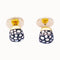 Boucles d'oreilles Puces Pomellato, "Nudo", deux ors, diamants bruns. 58 Facettes 33225