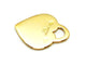 Pendentif Dinh Van Pendentif Coeur secret Or jaune 58 Facettes 1833457CN