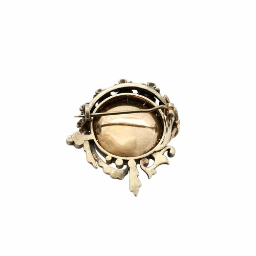 Broche Broche portrait Argent Perles 58 Facettes BO/230040